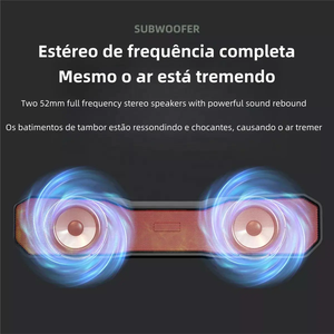 Thêm Bass Bt Loa Với Được Xây Dựng Trong Bộ Khuếch Đại Không Dây Âm Thanh Thanh Rạp Hát Tại Nhà Hệ Thống LED Ngọn Lửa Bầu Không Khí Loa - Product Image 3