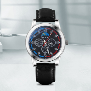 New model business watch - quartz sports watch with casual leather strap for men - Product Image 2