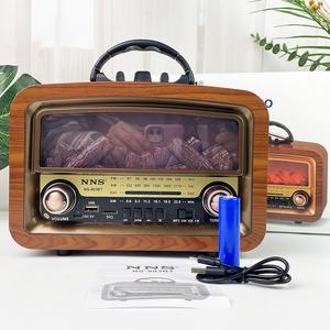 ELETREE YENİ Alev Işıklı Solar Radyo NS-903BT Taşınabilir Usb Tf Mp3 Müzik Çalar <span class=keywords><strong>Fm</strong></span> Am Sw Radyo BT Hoparlörlü - Product Image 2