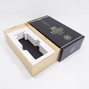 Özel zarif kaldırma-off kapak omuz boyun kapak ve taban kutuları hediye paketi 2 parça sert karton kutu
