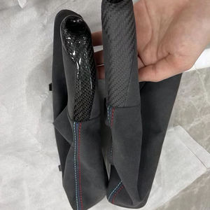 Tuas Rem Tangan Mobil Alcantara LHD (Setir Kiri) Karbon dengan Alcantara F30 F31 F32 F33 F36 F80 F81 F82 F83 F84 - Product Image 1