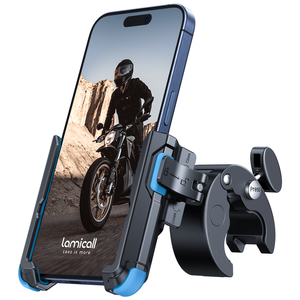 Lamicall Op Maat Oem/Odm Bp09 Motorfiets Telefoonhouder Cameravriendelijke Snelvergrendeling Fiets Telefoonhouder Stuurklem - Product Image 2