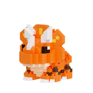 Jouets de puzzle 3D dinosaures, blocs de construction en briques, modèle de chat multi-formes, micro-blocs, assemblage DIY, décoration créative, éducatif pour enfants - Product Image 5