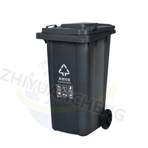 2 Hoch leistungs räder 240L Abfall behälter | Fabrik Großhandel im Freien Mülltonne - Product Image 4