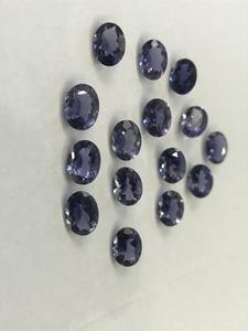พลอยธรรมชาติชนิดไอโอไลต์สีน้ำเงินทรงรี  ขนาดมาตรฐาน - Product Image 3