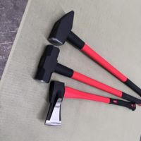 Ensemble d'outils à main Offre Spéciale marteau de luge 8lb hache à fendre 2kg gros marteau de machiniste 4kg manche en fibre de verre
