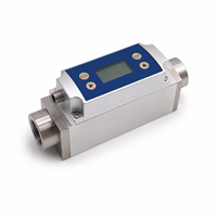 KF130 MEMS DN10 à DN25 RS485 4-20mA Affichage rotatif pour Air N2 O2 CO2 0 ° -270 ° Débitmètre de masse de gaz thermique à réponse rapide de 50 ms