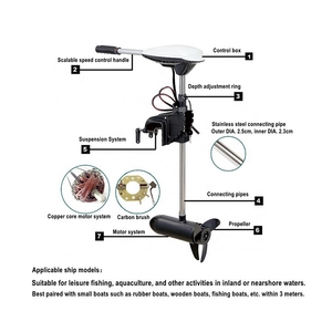 Motor para Bote Inflable Hangkai de Alta Calidad, 12V 552W 45S, Motor para Pesca - Product Image 4