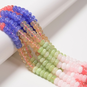 <span class=keywords><strong>Perline</strong></span> di Cristallo Colorate YMJ 5x8mm, Mix di Colori Arcobaleno, <span class=keywords><strong>Perline</strong></span> di Quarzo Lisce a Rondella per Gioielli, Braccialetti con <span class=keywords><strong>Perline</strong></span>, Estate e Spiaggia - Product Image 5