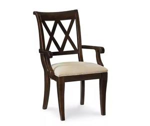 Silla de comedor de madera de mango macizo de lujo, tapicería impermeable de alto diseño, apilable portátil para apartamento de oficina en casa - Product Image 1