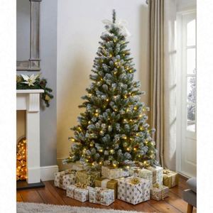 Árbol de Navidad de PVC flocado rosa de 210 cm de alta calidad, el más vendido, para decoración del hogar - Product Image 5