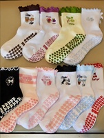 Grip-Socken Rutschfeste Anti-Rutsch Pilates Yoga-Socken Maßgefertigt Atmungsaktiv für Frauen
