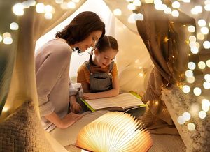 Lampe de table de chevet en bois rechargeable avec couvercle en tissu, personnalisable avec logo, vente en gros, échantillon gratuit, populaire et très vendue - Product Image 3