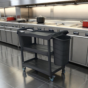 Chariot utilitaire mobile multifonctionnel PP à 3 couches, polyvalent - Product Image 2