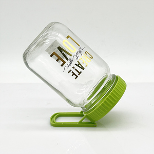 <span class=keywords><strong>Frasco</strong></span> de Germinación Personalizable de 450 ml, Transparente, de Alta Calidad, Termoestable y Resistente al Frío, con Tapa de Plástico - Product Image 3