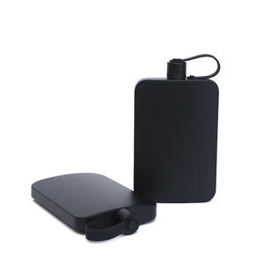 A5 17oz Stainless Steel Powder Coated Hip Flask for Whiskey square Custom logo for Wine <strong>Water</strong> Portable with Lid <strong>Water</strong> <strong>Bottle</strong> A3 - Product Image 2