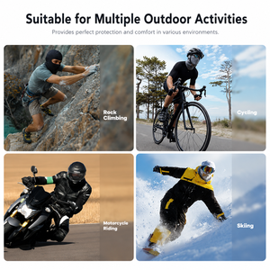 Passamontagna in Seta Personalizzato con Logo, Traspirante e Antivento, per Ciclismo, Moto, Sci e Sport all'Aperto, Produzione OEM all'Ingrosso - Product Image 6