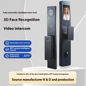 Oeil de chat 3D Reconnaissance faciale Entièrement automatique Serrure à empreinte digitale Smart Anti-Theft Electronic Password Door OLED WiFi for Home Use - Product Image 6