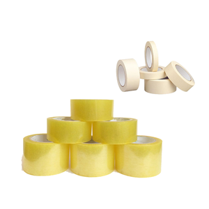 Cinta de sellado de cartón Bopp transparente de alta calidad de Vietnam fuerte adhesivo impermeable hecho de poliéster ventas directas de fábrica - Product Image 1