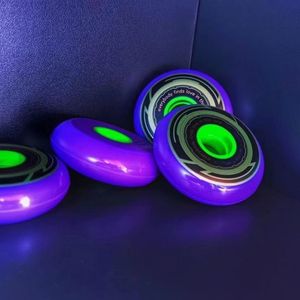 Ruedongle Roues de patinage freestyle pour patins à roulettes, Gemstone, haute élasticité, pour patinage artistique, violet - Product Image 1