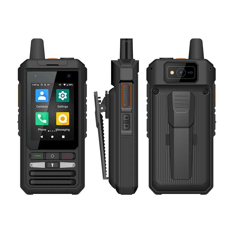 F80S Factory Price Two Way Radios 2.4 Inch 2W Loudspeaker Android Zello PTT 4G Long Range PoC Walkie Talkie Smartphone