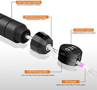 Cuerda de saltar deportiva inteligente recargable por USB, luz LED nocturna, espuma de 5mm para boxeo y entrenamiento