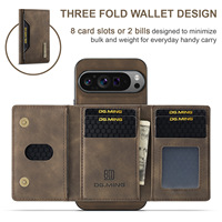 Coque arrière magnétique détachable M2 en cuir avec porte-cartes pour Google Pixel 8 9 10 7 Pro 7A Pixel
