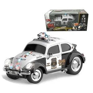 2.4G警车玩具遥控警车遥控卡通赛车儿童玩具
