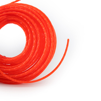 Accessoires pour débroussailleuse à gazon, fil de coupe en nylon gaufré, largeur de coupe 0,105 pouces, hauteur maximale 4,0 mm, hauteur minimale 1,6 mm