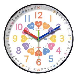 Zhongnaier Hot Bán 12 Inch Đồng Hồ Treo Tường Trang Trí Nội Thất Sáng Tạo Trẻ Em Đồng Hồ Treo Tường Chất Lượng Cao Nhựa Đồng Hồ Treo Tường Cho Phòng Khách - Product Image 2