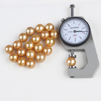 9-16mmAAA Or Jaune Rond Edison Perle D'eau Douce En Vrac Perles