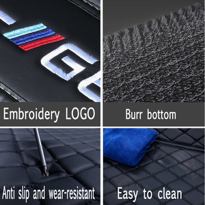 พรมปูพื้นรถยนต์หนังแท้สั่งทำพิเศษ 5D หนา 15 มม. ชุดเต็ม 4 ชิ้น สำหรับรถยนต์เทสล่า รุ่น <span class=keywords><strong>3</strong></span>/Y/X/S - Product Image 6