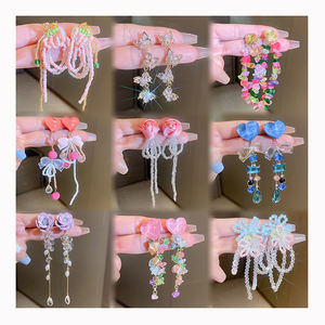 2025ใหม่แฟชั่น925เข็มเงินมุกต่างหูพู่ห้อยต่างหูเพทายผีเสื้อต่างหูเครื่องประดับของขวัญเครื่องประดับสำหรับผู้หญิง - Product Image 1