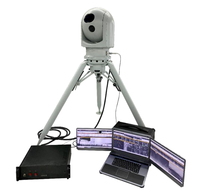 Kamera PTZ inframerah termal sistem keamanan Multi Sensor jarak jauh semua cuaca Radar