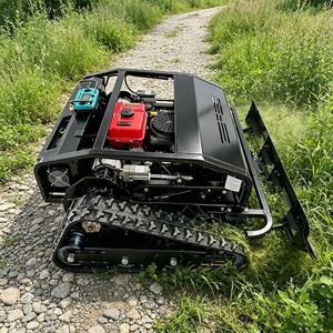 Tondeuse à gazon télécommandée RC YQ-800 avec plateau de 800 mm, moteur 16 CV et lame de bulldozer pour cimetières et terrains en pente - Product Image 2