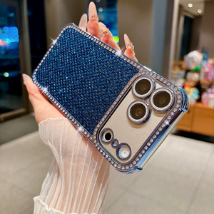 Funda de Teléfono Móvil con Brillantina <span class=keywords><strong>y</strong></span> Diseño de Rombo para <span class=keywords><strong>iPhone</strong></span> 17 <span class=keywords><strong>Pro</strong></span> <span class=keywords><strong>Max</strong></span>, 11, 12, <span class=keywords><strong>13</strong></span>, <span class=keywords><strong>14</strong></span>, 15, 16 <span class=keywords><strong>Pro</strong></span> <span class=keywords><strong>Max</strong></span>, Funda con Diamantes para Chicas - Product Image 6
