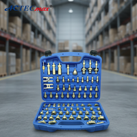 Kit de détection de fuites AC.135.036 Blue Cooper, 81 pièces, outil de diagnostic et de réparation de climatisation automobile.