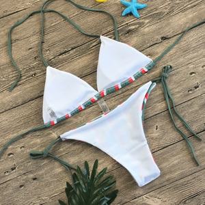 Traje de Baño de Lujo de 1 Pieza con Logotipo Frontal Personalizado, Volantes Florales, Bikini Digital con Falda Corta con Cordón, Servicio OEM Disponible - Product Image 3