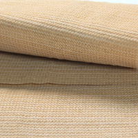 Jaring Pelindung Matahari Plastik HDPE Beige Anti UV untuk Rumah Kaca Pertanian, Kebun, Tempat Parkir, dan Kebun Pertanian (dalam bentuk gulungan)