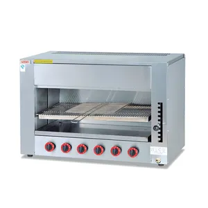 Commercial Gas Salamander Grill Kitchen Gas Infrared Salamander Oven Lifting Infrared Desktop Gas Grill
