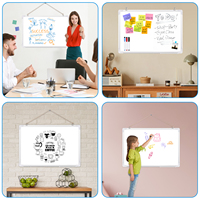 Tableaux blancs personnalisés en aluminium, effaçables à sec, pour messages et écriture, pour enfants