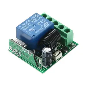 433Mhz DC 12V 1CH 무선 RF 원격 제어 수신기 및 송신기 스위치 자동차 주도 도어 라이트