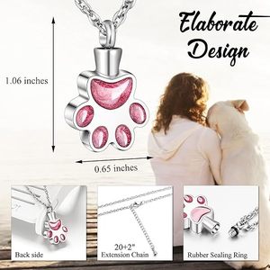 Kalung Liontin Urn Emas Bestseller untuk Wanita, Perhiasan Kremasi untuk Abu Jenazah - Product Image 3