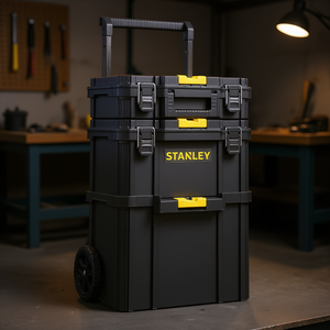 Caja de herramientas modular con ruedas Stanley de 20 pulgadas con asa para almacenamiento de herramientas - Product Image 3
