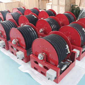 Carrete de manguera de jardín de agua de motor automotriz resistente con accesorio de junta giratoria - Product Image 1