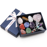 Ensemble de 7 supports en pierre, jeu de méditation spirituel, en cristal, pour guérison, Chakra, vente en gros, offre spéciale, collection