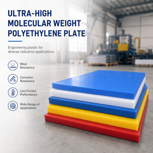 Plaque en plastique technique UHMWPE pour machine à ensacher le ciment, revêtement de chute anti-adhérent, aide à la circulation des poudres, OEM - Product Image 4