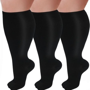 Calzini a pressione a basso costo antiscivolo antiscivolo traspirante Anti-sudore ad asciugatura rapida Plus Size elasticizzati in Nylon a compressione calze da uomo - Product Image 2