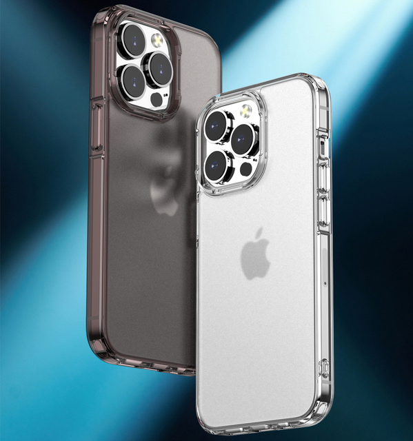 Clear for iPhone 13 Case, Ultra Hybrid 11 12 Pro Max Transparent Matte Shockproof Bumpers Phone Cases for iPhone 14