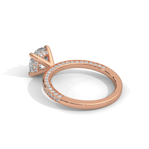 Hot Selling RAAMAA Women's Trendy <b>Customized</b> Designs 10k 14k Rose Gold Lab Grown Diamonds White D E Color VS1 VVS2 Clarity <b>Ring</b> - Product Image 3